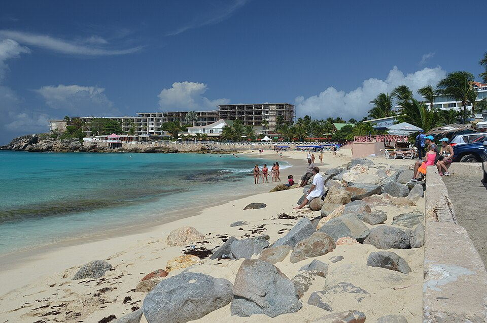 Maho Beach, Saint Martin (Caribe)